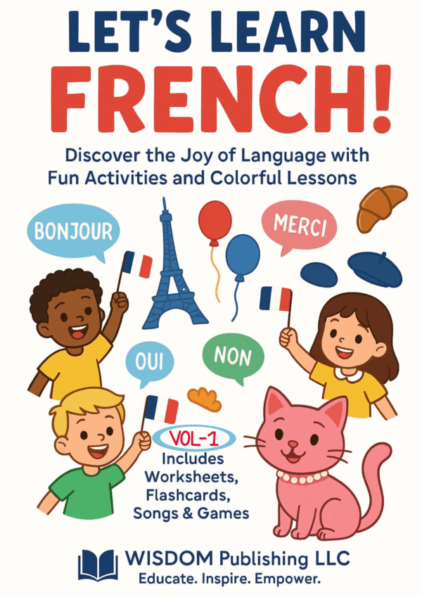 Vocabulary – Numbers, Colors, Days, Animals, etc.
